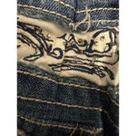 Red Rivet  Boot Cut Bandana Rhinestone Pocket Medium Wash Denim Jeans Size 13 Photo 6