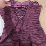 Brand new women purple violet cocktail dress adjustable back corset tight A line Photo 5