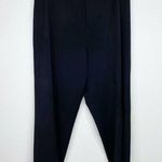 Rafaella Solid Black Trousers Slacks Career Pants Size 16 Womens Photo 0