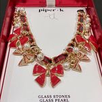 Piper  K | Christmas Plaid Bow Charm Necklace 🎄 Photo 7