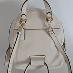 Coach  Andi Mini Backpack F49125 – Chalk Pebbled Leather Whipstitch Rivets Photo 4