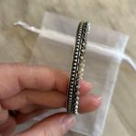 Kendra Scott Mary Caroline Silver Rhodium Crown Mosaic Bangle Bracelet Photo 1