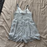 Boutique Striped Romper White Size M Photo 1