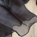 Simply Irresistible Black Slinky Sheer Satiny Nighty Lingerie Gown Medium Photo 3