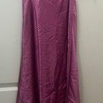 Code x Mode NWT Pink Satin Striped Skirt Size Medium Photo 0