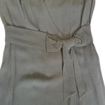 Kate Spade New York Villa Crepe Black Cap Sleeve V Neck Wrap Dress Size Black Size 0 Photo 7