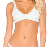 Tavik White Coco Scoop neck bikini top and bottoms Large / XL Photo 0