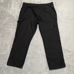 frame denim Frame Jeans Womens 30 Black Le Slouch Utility Straight Leg Double Knee Cropped Photo 1