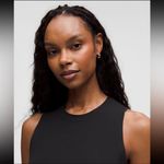 Lululemon NWT All Aligned Ribbed Midi Dress / BLACK Photo 3