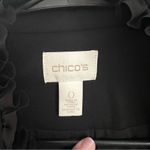 Chico's  Petite Novelty Trim Ponte Military Jacket 💙‎ Photo 3