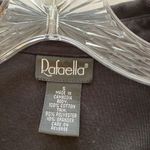 Rafaella  Long Sleeve  Collared  Pullover Blouse Black sz s Photo 2