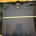 Nic+Zoe  navy blue cap sleeve buttery soft tshirt size M‎ Photo 3