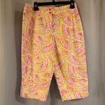 Talbots Petite Colorful Watermelon Print capris Photo 0