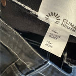 Reformation Cynthia High Rise Straight Jeans In Glossy Black Size 30 Photo 4