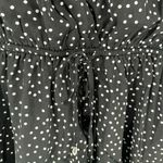 Princess Polly  Bobbie Mini Dress Black Polka Dots size 4 V Neck Short Sleeve Photo 6