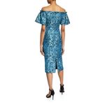 Theia Metallic Tissue Faille Off Photo 2