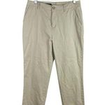 Brooks Brothers  Women's Beige High Waist Straight Leg Chino Trousers Pants Sz 10 Photo 0