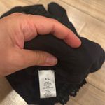 LOGO By Lori Goldstein 4/$25 LOGO Layers by Lori Goldstein Tank Top Broomstick Mesh Polka Dot Hem Sz XS Photo 5