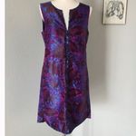J.Crew  Sleeveless Floral Print Jacquard Shift Dress in Midnight 0 Photo 2