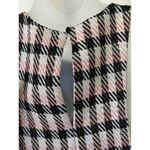 ZARA TRF Wool Tweed Pinafore Dress Pink Plaid Sz XS Preppy Light Academia Photo 4