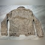 Lucky Brand  | Leopard Tomboy Trucker Denim Jacket Size Medium Photo 13