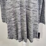 Michael Lauren Gray Long Sleeve Knit Dress NWT Size Medium Gray Shift Dress Photo 2