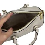 Kate Spade Spade Icon Small Barrel Leather Bag Milk Glass Cream Photo 10
