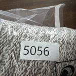 Chico's Sweater Womens Large Black White Marled Open Front Cardigan Vest Neutral Photo 6