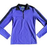 Ralph Lauren Lauren Active Women Small Long Sleeve 1/4 Zip Pullover Top Purple Photo 0