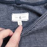 Lou & grey • houndstooth sweatshirt dress mini Signaturesoft knit black white Photo 4