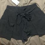 Soprano NWT Black linen shorts size small Photo 0