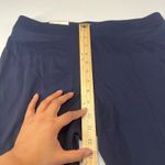 Dana Buchman Ankle Pants Womens Medium Navy Blue Super Stretch Mid Rise Slim Fit Photo 10