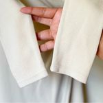 Aritzia  Babaton Gaudi Faux Wrap Midi Dress Long Sleeve Silver Birch XXS NWT Photo 2