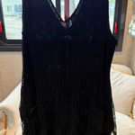 Pretty Angel  Black Lace Midi Dress small/Medium Photo 0