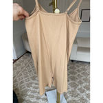 No Boundaries NWOTs  Shapewear Bodysuit Spaghetti Strap Stretchy Smooth Neutral L Photo 2