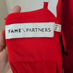 Fame and Partners  Elegant Red Maxi Dress V-Neck Formal Prom Long Wedding Ball Photo 10