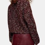 Topshop Chevron Cropped Sweater Pullover Blouse Photo 1