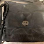 Rachel Roy  black pebble leather crossbody handbag Retail $149. Photo 0