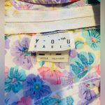 Vintage 80’s you too babes drop waist corset style floral mini dress Photo 4