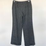 Kate Hill Pants Flat Front Wide Leg Trouser Wool Silk Blend Size 8 Photo 4