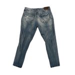 ZARA Trafaluc Premium Wash Distressed & Patched Boyfriend Jeans | US 6 Photo 1