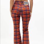 The Ragged Priest NWT Ragged Jeans Register Flare Jeans in Red Checkers Size 24 Photo 3