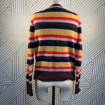 Madewell  Wrap-Front Pullover Sweater in Stripe‎ Photo 8