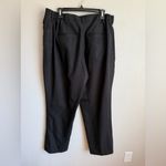 Oobe Black Flat Front Slim Ankle Leg Dress Pants Womens 20 Office Career Classic Size undefined Photo 4