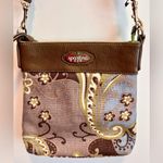 Spartina 449  Blue And Taupe Paisley Purse Crossbody Photo 0