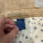 Pilcro anthropologie  DENIM jeans - Yellow/Tan, Slim Boyfriend 28 Tall Photo 13