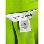 St. John  Women's S Lime Green Double Breasted Jacket Cotton‎ Bright Preppy Twee Photo 4