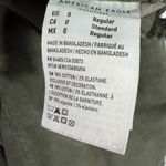 American Eagle  Olive Green Corduroy Stretch Skinny Pants 90s Straight 0 Regular Photo 8