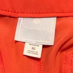 Dress Barn SUNDAY Women’s Orange Ruched Tie Ankle Pants Plus Size 16W NEW Photo 3
