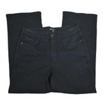 Athleta Womens 4 Petite Flex Kick Flare Jeans in Black Photo 3